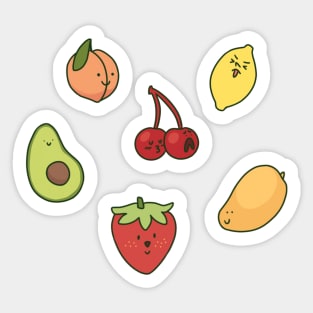 Happy Fruits Set 2 Sticker